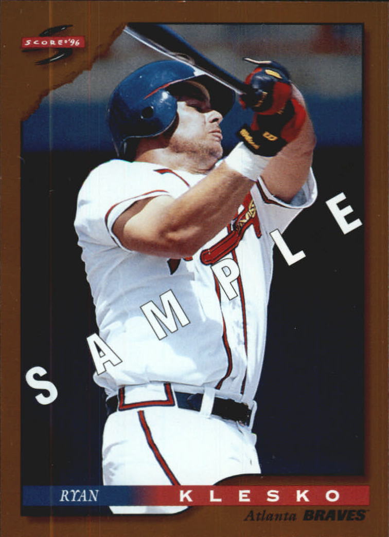 1996 Score Dugout Collection Samples #3 Ryan Klesko