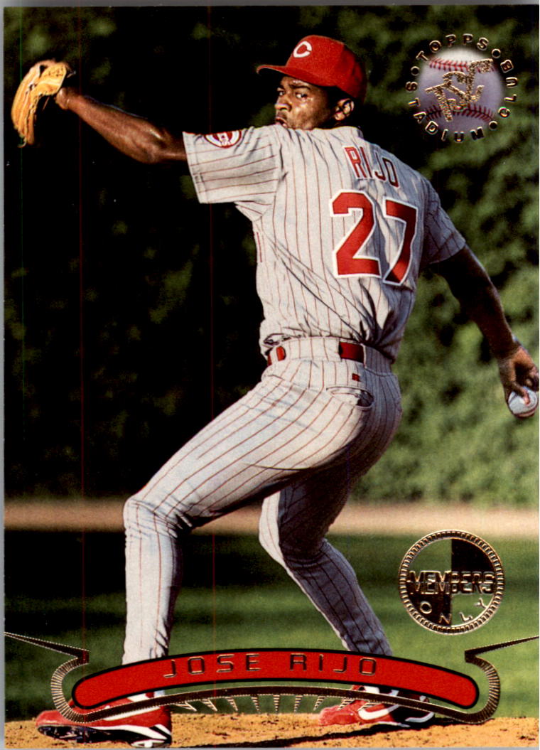 Topps Jose Rijo Baseball Trading Cards