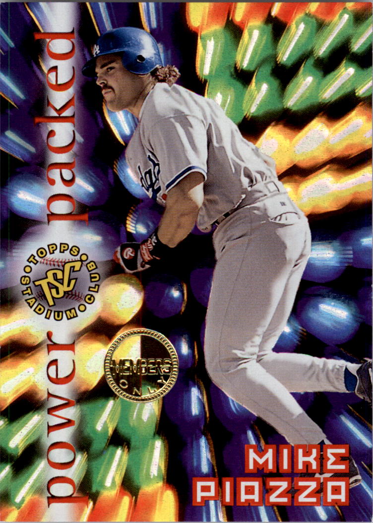 1996 Stadium Club Members Only Parallel #PP4 Mike Piazza