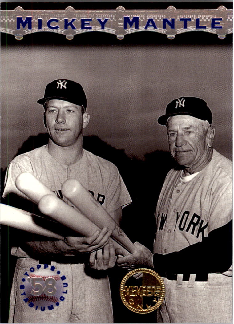 1996 Stadium Club Members Only Parallel #MMA8 Mickey Mantle