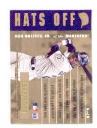 1996 Leaf Hats Off #5 Ken Griffey Jr. - 1625/5000 - NM-MT