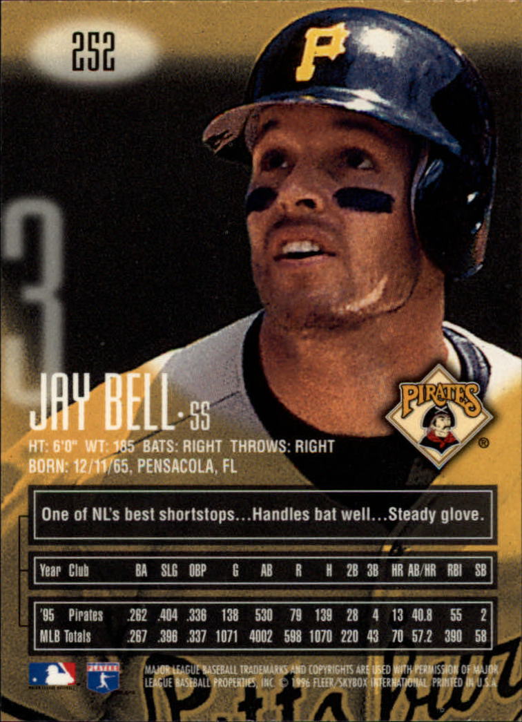 1996 Emotion-XL #252 Jay Bell back image
