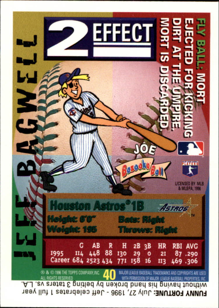 1996 Topps Bazooka - #62 Roger Clemens