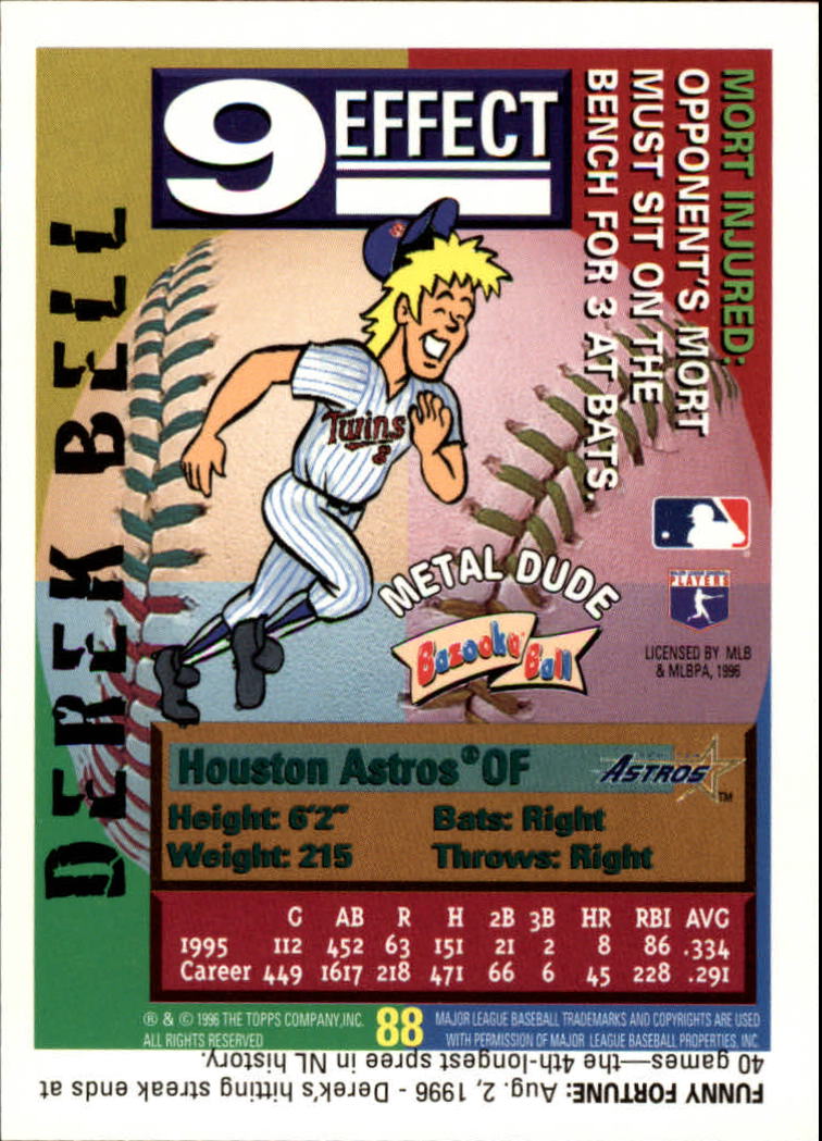 1996 Topps Bazooka - #62 Roger Clemens