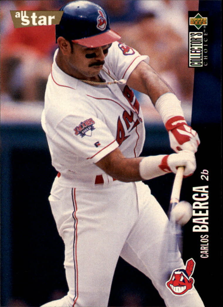 Carlos Baerga Signed Cleveland Indians 1990 Upper Deck Rookie Baseball  Trading Card #737