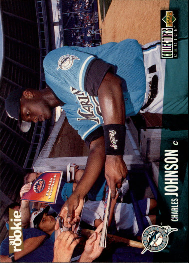 1993 Upper Deck #435 Charles Johnson VG Florida Marlins - Under