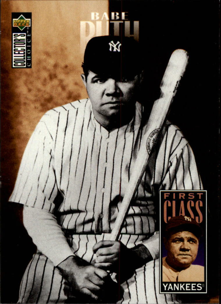 C&I Collectibles 68RUTHST MLB Individual 6 x 8 New York Yankees Babe Ruth Player Career Stat Plaque