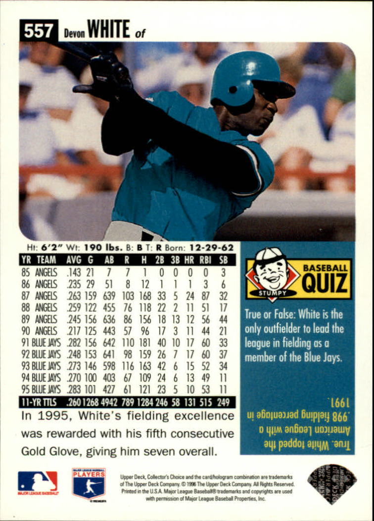 Devon White - Angels #283 Donruss 1988 Baseball Trading Card