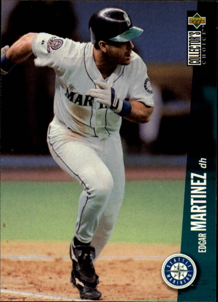 1988 Fleer #378 Edgar Martinez RC Rookie Baseball Trading Card Mariners