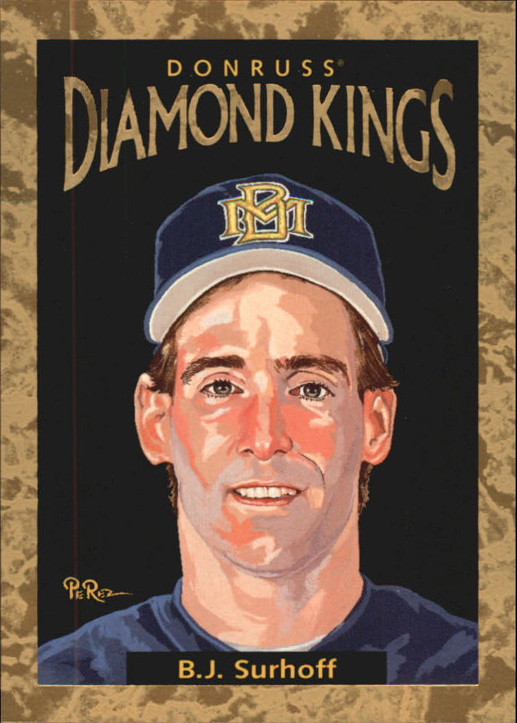 1996 Donruss Diamond Kings #20 B.J. Surhoff