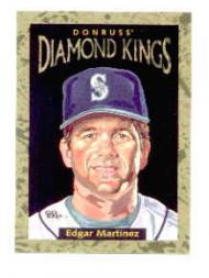 1996 Donruss Diamond Kings #26 Edgar Martinez