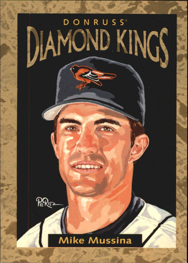 1996 Donruss Diamond Kings #28 Mike Mussina