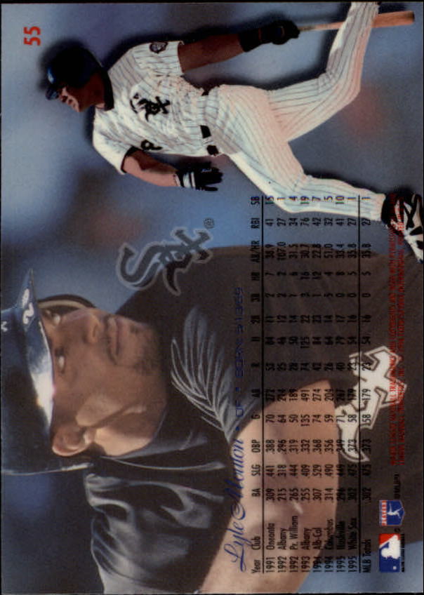 1996 Flair #55 Lyle Mouton back image