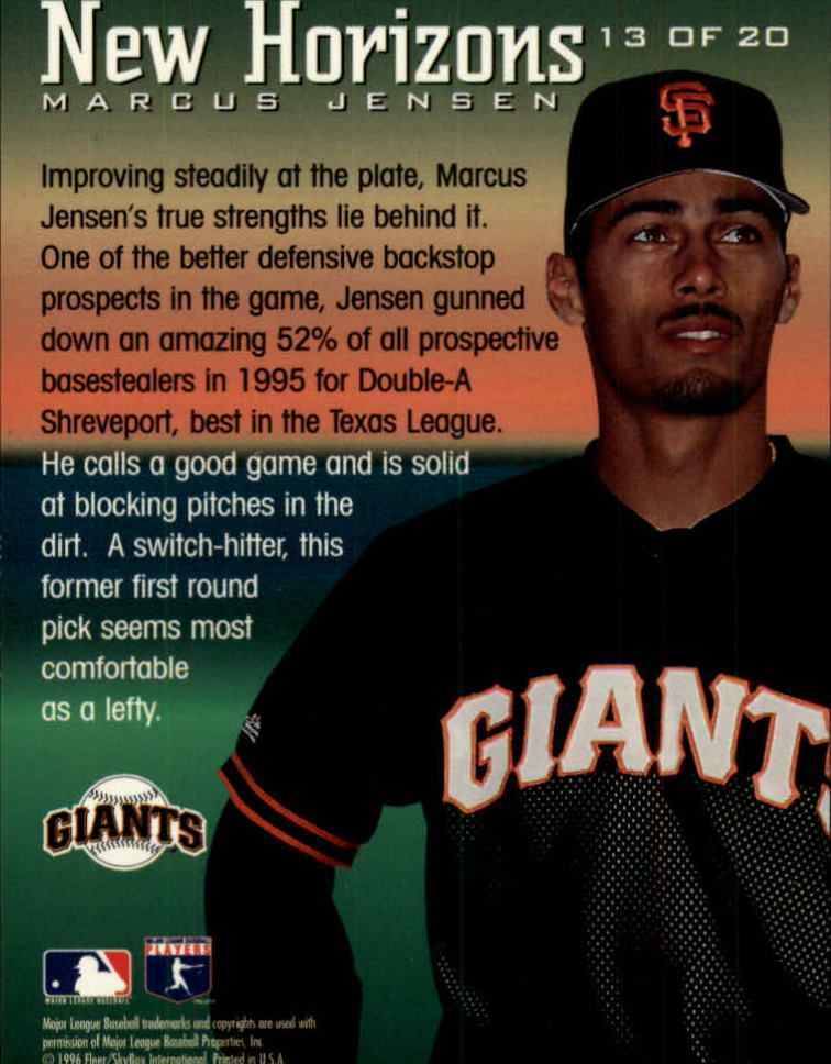 1996 Fleer Update Baseball "New Horizons" Insert Cards - Picture 5 of 7