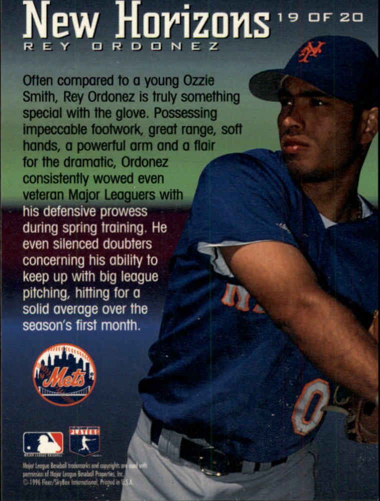 1996 Fleer Update Baseball "New Horizons" Insert Cards - Picture 7 of 7