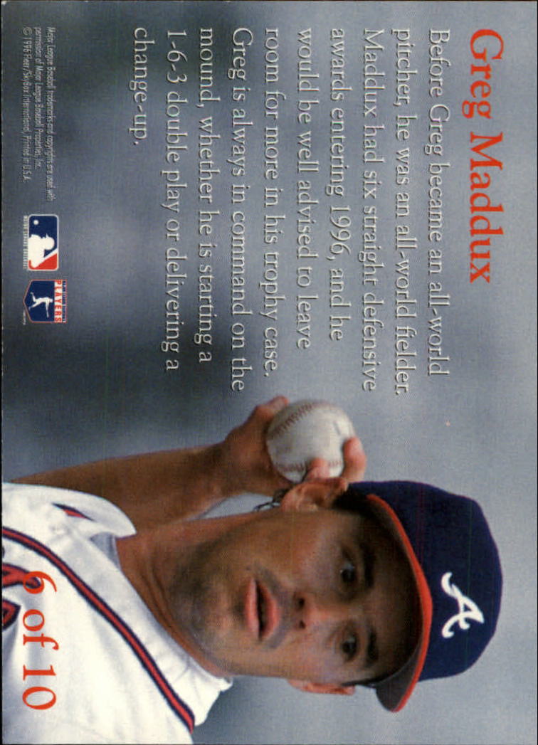 1996 Fleer Update Baseball "Smooth Leather" Insert Cards - Picture 9 of 15