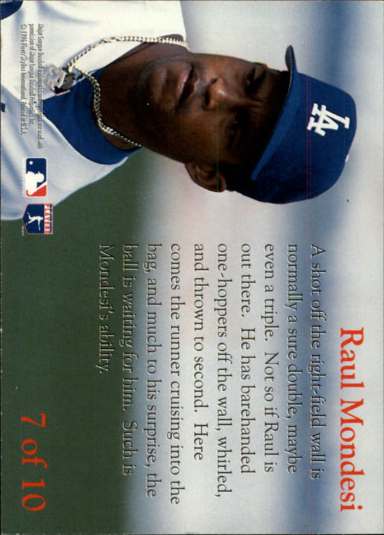 1996 Fleer Update Baseball "Smooth Leather" Insert Cards - Picture 11 of 15