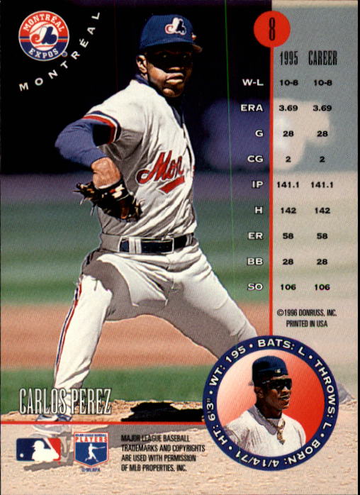 1996 Leaf Baseball "Main Set" Cards #1 to #220 - Picture 17 of 441