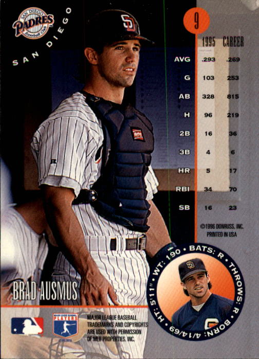 1996 Leaf Baseball "Main Set" Cards #1 to #220 - Picture 19 of 441
