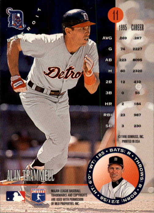 1996 Leaf Baseball "Main Set" Cards #1 to #220 - Picture 23 of 441
