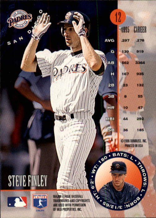 1996 Leaf Baseball "Main Set" Cards #1 to #220 - Picture 25 of 441