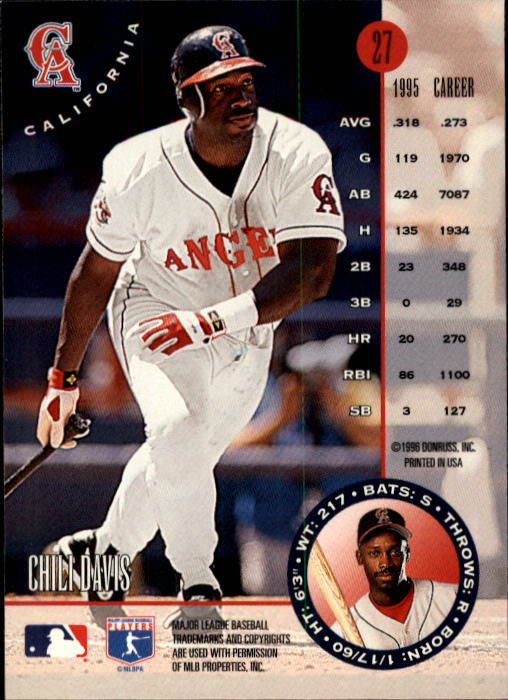 1996 Leaf Baseball "Main Set" Cards #1 to #220 - Picture 55 of 441