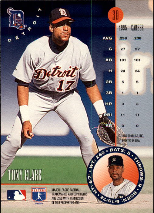 1996 Leaf Baseball "Main Set" Cards #1 to #220 - Picture 61 of 441