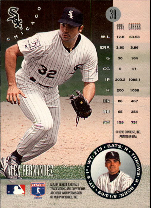1996 Leaf Baseball "Main Set" Cards #1 to #220 - Picture 79 of 441