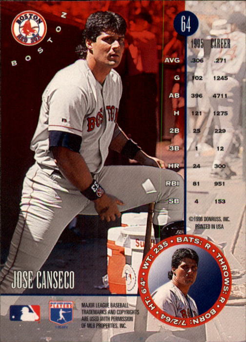 1996 Leaf Baseball "Main Set" Cards #1 to #220 - Picture 129 of 441