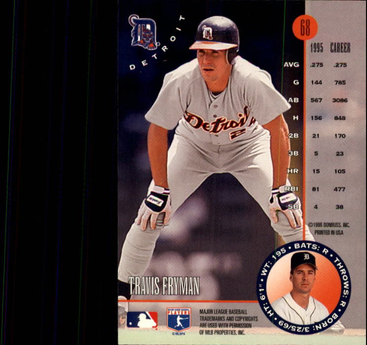 1996 Leaf Baseball "Main Set" Cards #1 to #220 - Picture 137 of 441