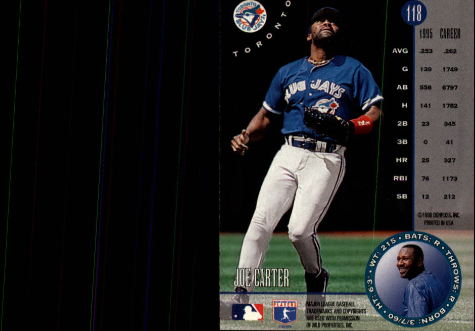 1996 Leaf Baseball "Main Set" Cards #1 to #220 - Picture 237 of 441