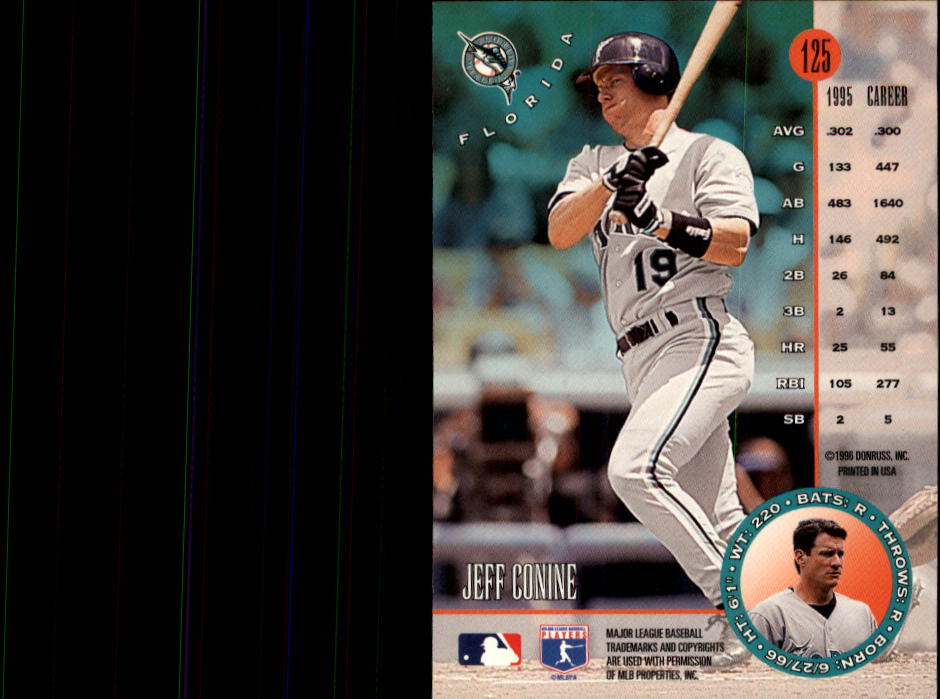 1996 Leaf Baseball "Main Set" Cards #1 to #220 - Picture 251 of 441