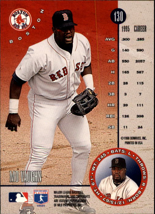 1996 Leaf Baseball "Main Set" Cards #1 to #220 - Picture 261 of 441