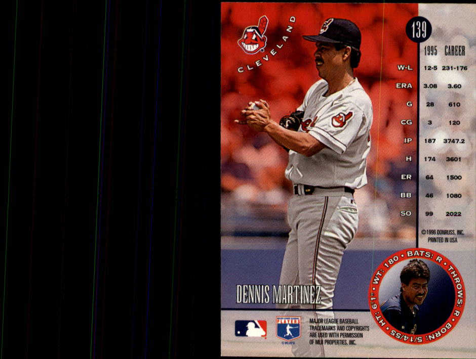 1996 Leaf Baseball "Main Set" Cards #1 to #220 - Picture 279 of 441