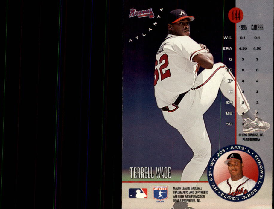 1996 Leaf Baseball "Main Set" Cards #1 to #220 - Picture 289 of 441