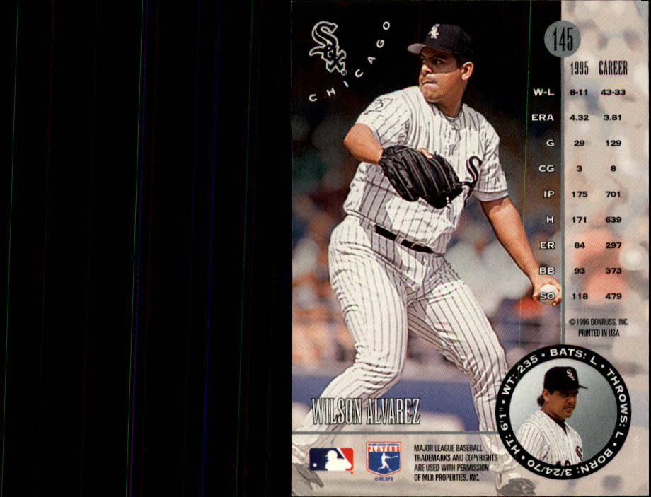 1996 Leaf Baseball "Main Set" Cards #1 to #220 - Picture 291 of 441