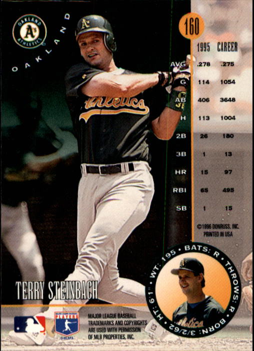 1996 Leaf Baseball "Main Set" Cards #1 to #220 - Picture 321 of 441