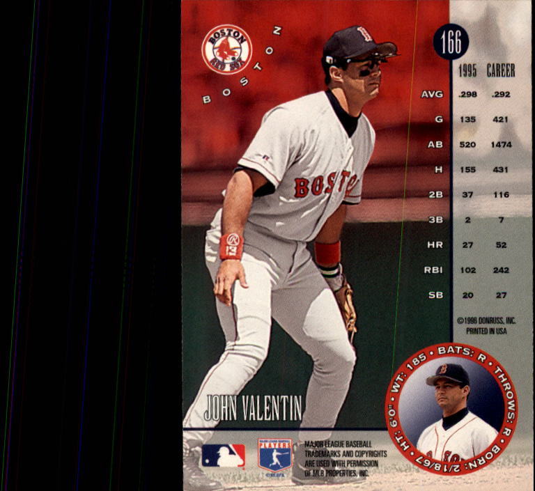1996 Leaf Baseball "Main Set" Cards #1 to #220 - Picture 333 of 441