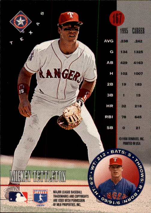 1996 Leaf Baseball "Main Set" Cards #1 to #220 - Picture 335 of 441