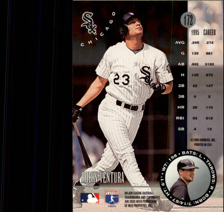 1996 Leaf Baseball "Main Set" Cards #1 to #220 - Picture 345 of 441
