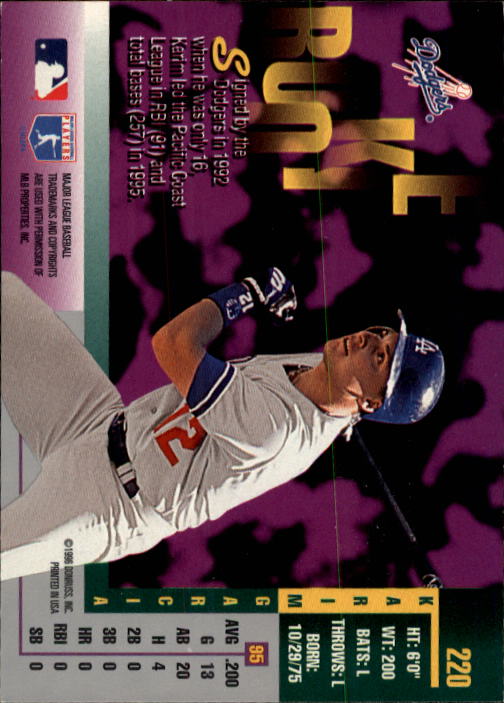 1996 Leaf Baseball "Main Set" Cards #1 to #220 - Picture 441 of 441