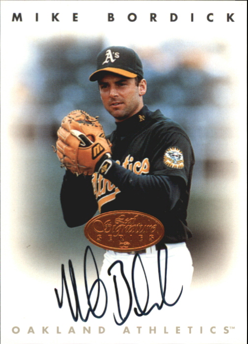 1996 Leaf Signature Autographs #29 Mike Bordick