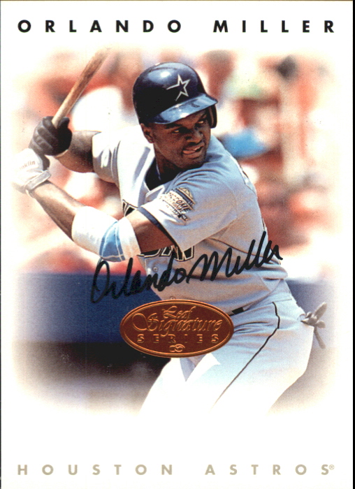 1996 Leaf Signature Autographs #156 Orlando Miller