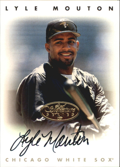 1996 Leaf Signature Autographs Gold #162 Lyle Mouton