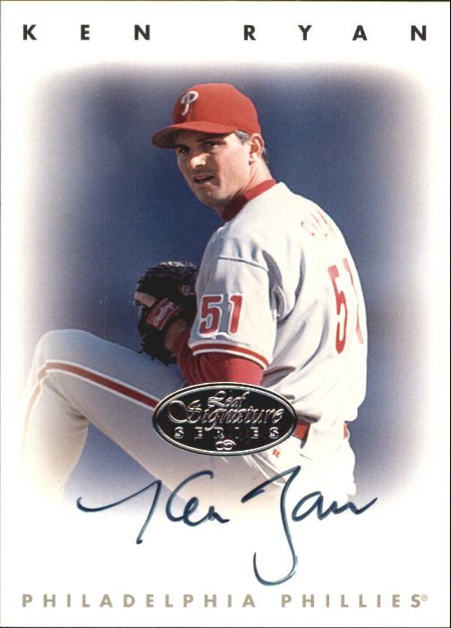 1996 Leaf Signature Autographs Silver #198 Ken Ryan