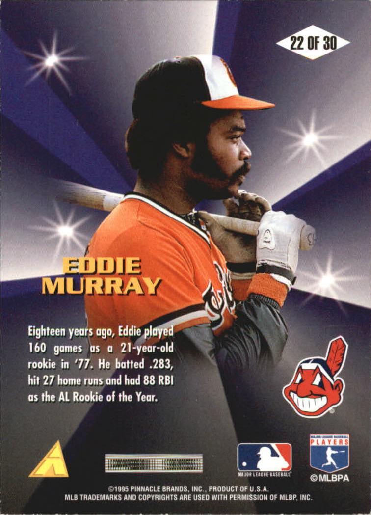 1996 Score Diamond Aces #22 Eddie Murray back image