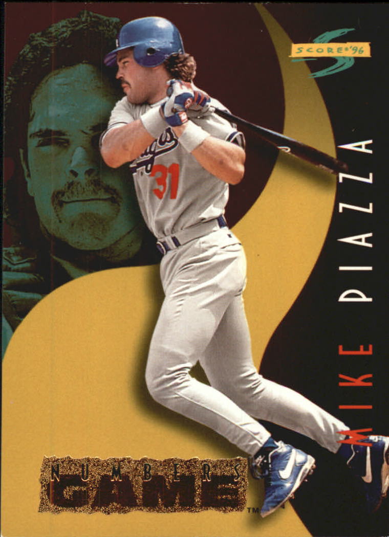  1996 Pinnacle Baseball Card #4 Mike Piazza