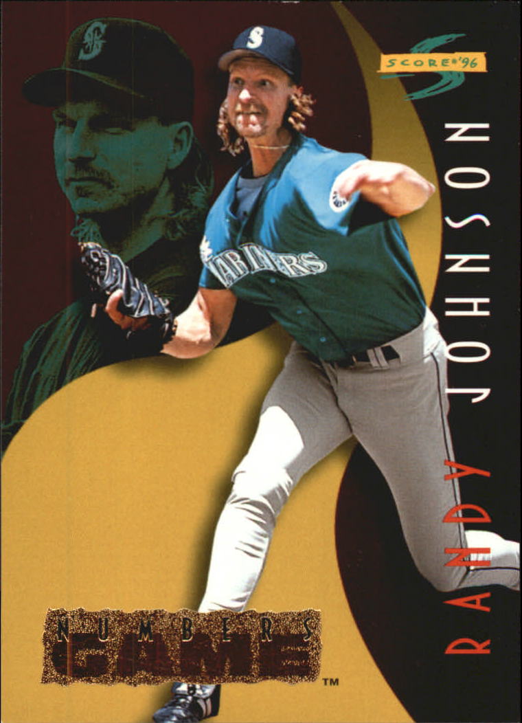 1996 Score Numbers Game 25 Randy Johnson Card eBay