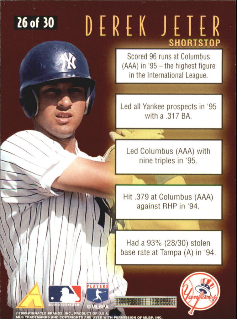 1996 Score Numbers Game #30 Alex Rodriguez - NM-MT