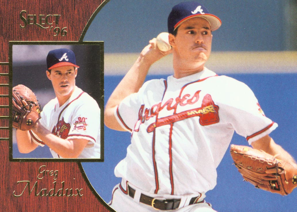 1996 Select #7 Greg Maddux